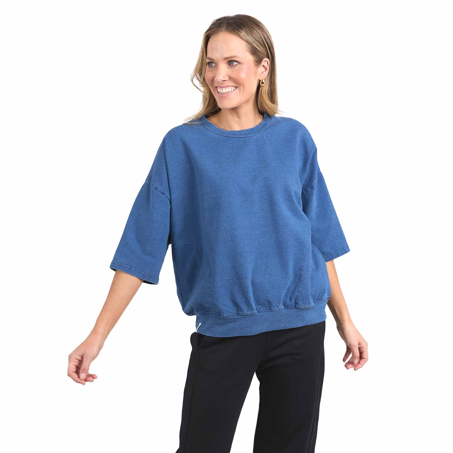 ELM Mazie Sweat Denim Look